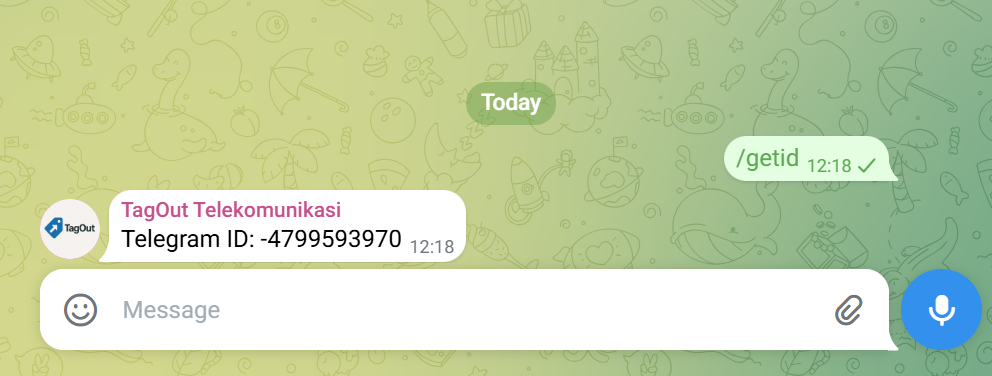 TagOut Telegram